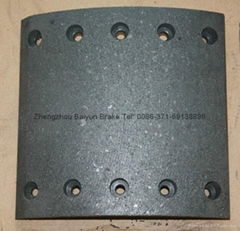 China best non-asbestos trailer truck brake linings for sale 