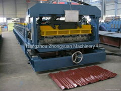 roof tile forming machine