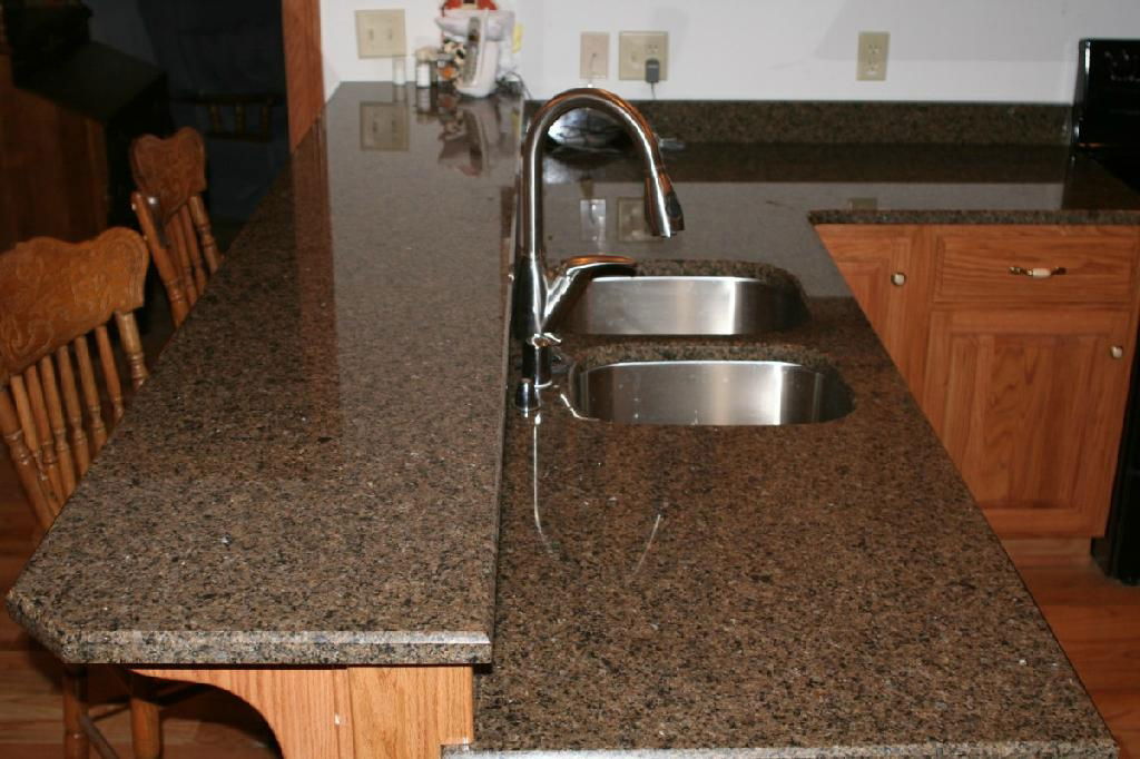 Giga Tropical Brown Granite Kitchen Worktop 5