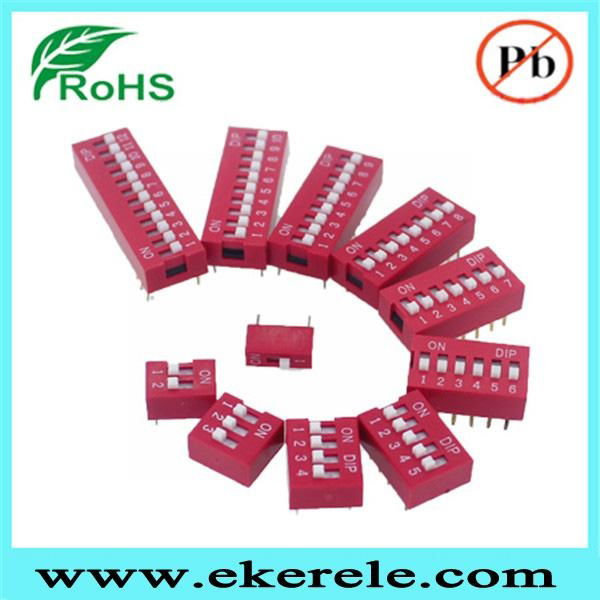 Slide Actuated Micro Dip Switch 1- 2 Positions  2