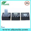 waterprood rotary encoder rotary dip switch 3