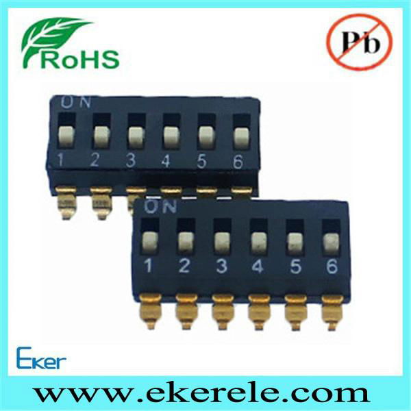 Smt Smd IC Type Micro Switch Dip 4 Position 4