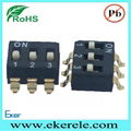 Smt Smd IC Type Micro Switch Dip 4 Position 5