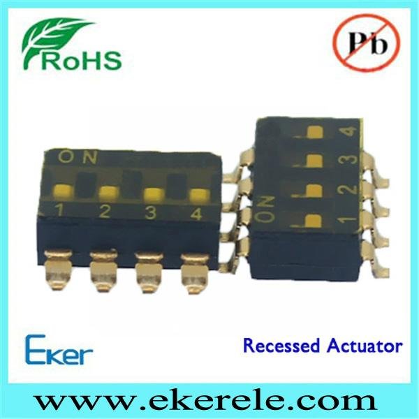 Smt Smd IC Type Micro Switch Dip 4 Position 2