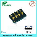 Dip Switch Tri-State SMD Type Top Tape Sealed