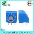 Rotary encoder switch 16 position rotary