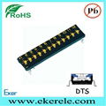 DTS Series 10 Position Tri-State DIP Switch SMD SMT DIP Switch 3