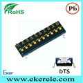 DTS Series 10 Position Tri-State DIP Switch SMD SMT DIP Switch 1