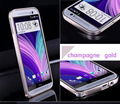 Aluminum crossline bumper case with buckle for HTC one M8 3