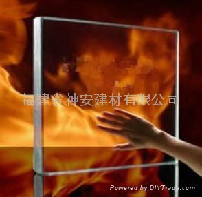  Factory Supply Heat insulation type Fire Glass 