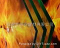  Factory Supply Heat insulation type Fire Glass  1