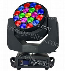 19*15W ZOOM big eye RGBW 4in1 clay paky moving light