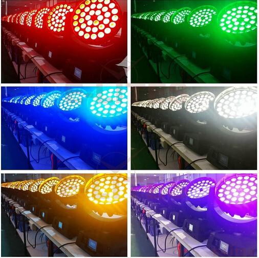 RGBWAUV 6in1 led zoom wash 36*18W moving project light 5