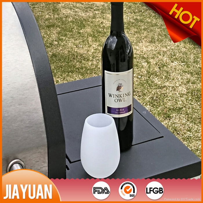 Portable Travel Camping silicone wine glass 3