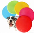 pet dog Toys silicone frisbee