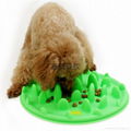 silicone slow feeder pet dog bowl 1