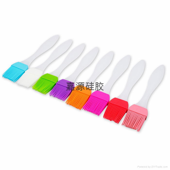 plastic handle BBQ silicone oil brush 2