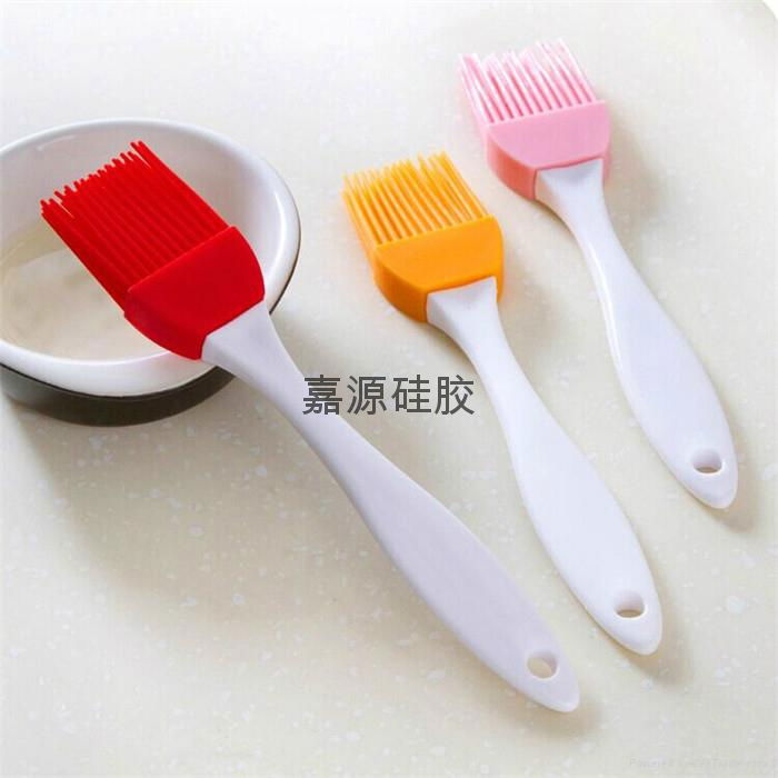 plastic handle BBQ silicone oil brush 3