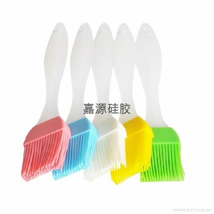 plastic handle BBQ silicone oil brush 4