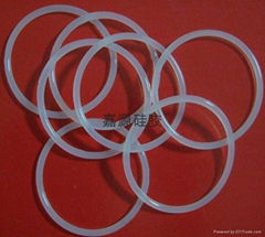 clear silicone rubber o seal ring