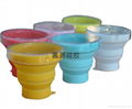 500ml Silicone Folding Cups