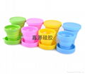 500ml Silicone Folding Cups