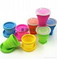 500ml Silicone Folding Cups