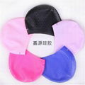 Custom logo waterproof silicone swimming cap