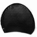 Custom logo waterproof silicone swimming cap