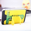 touch-u silicone cell phone stand card holder