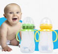 EN14350-2 standard BPA free silicone baby feeding bottle 4