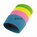 FDA standard silicone coffee cup lid cup sleeve