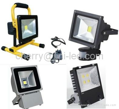 JN Outdoor Rechargeable Portable Led Floodlight with stand 3