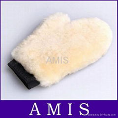 100% Genuine Lamp Sheepskin Wool Car Wash Mitt