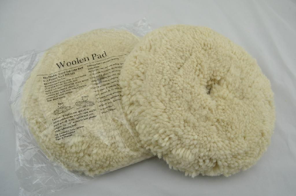 Lamb wool car buffering pad for auto   4