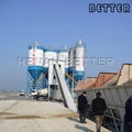 HZS90 mobile concrete batching plant