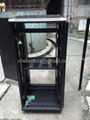 Standing Network Cabinet with Tempered Glass 