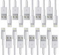 Lightning Data Cable For Apple iPhone 5 iPhone 6 White Bulk (Pack OF 10)