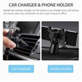 7.5W Fast Magnetic QI Wireless Car Charger Compatible all Qi-Enabled Device