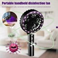 UV Disinfection Handheld Fan,Portable Three-Speed Adjustment 