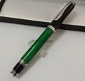 Roller Pen Green Carbon fiber signature pens