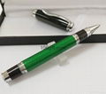 Roller Pen Green Carbon fiber signature pens