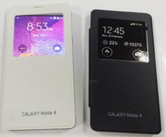 通用三星NOTE4 手机休眠皮套