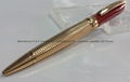 FOR ROAMER High Quality Luxury Metal ROSE GOLD Ball Pen  4