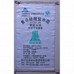 Laos cement kraft bag, cement pp bag 