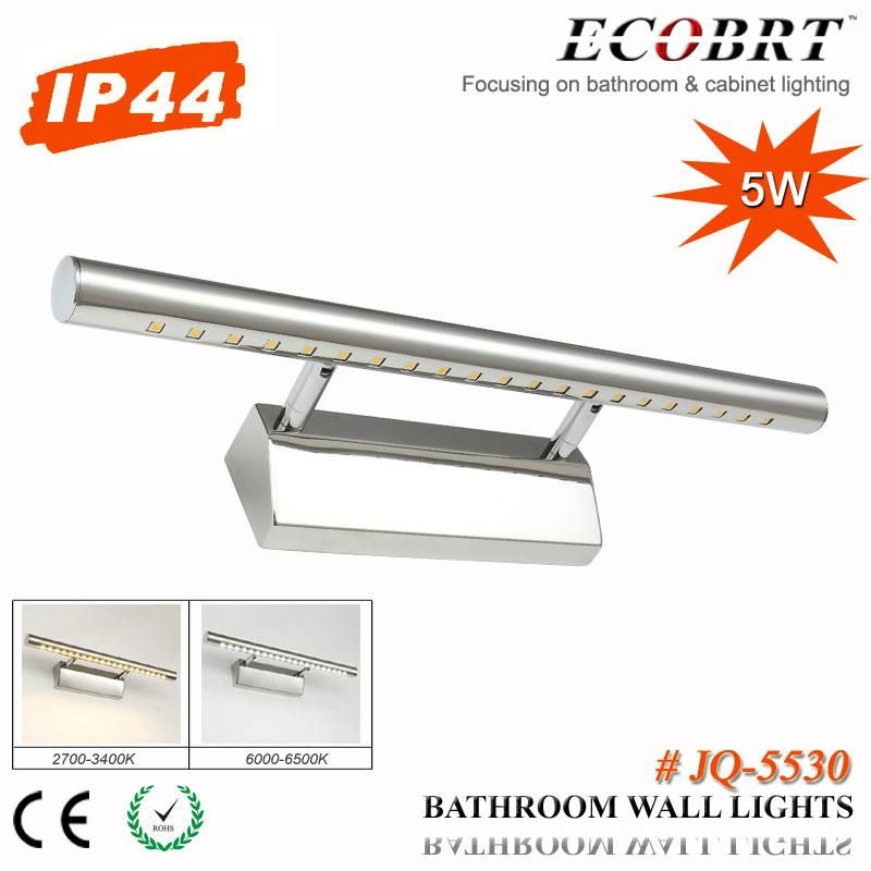 ECOBRT- 5w LED Bathroom Lighting 5050 LED Wall Light in washroom 220V