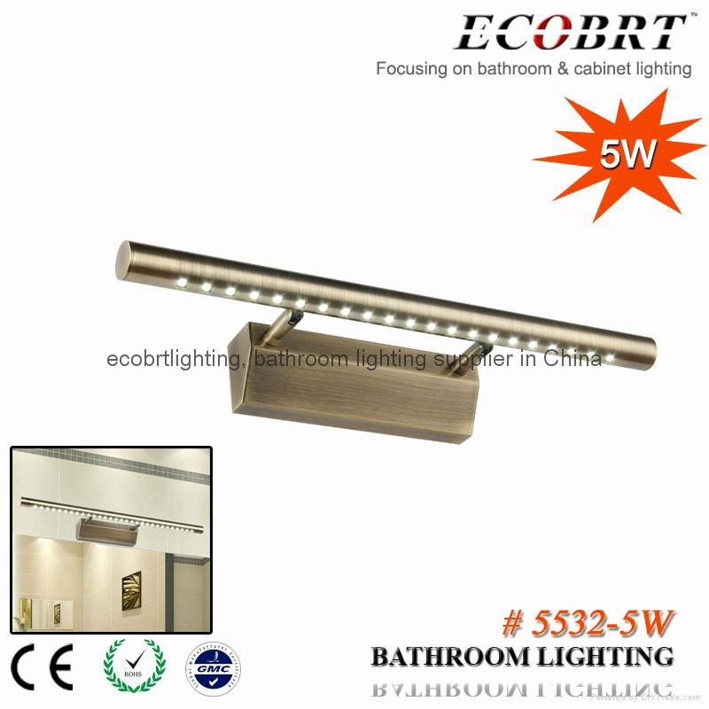 5W Bronze LED Bathroom Mirror Wall Light (5532)