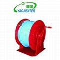 Hand operated hose reel