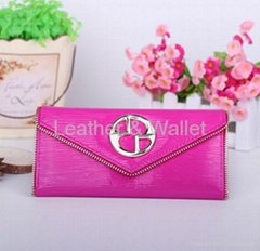 Glossy Two Fold Wallet