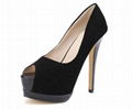 Attractive Cotton Cloth High Heel Platform for Women